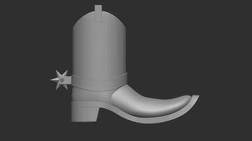 Zbrush Cowboy Boots