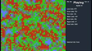 cellular automaton made with pygame