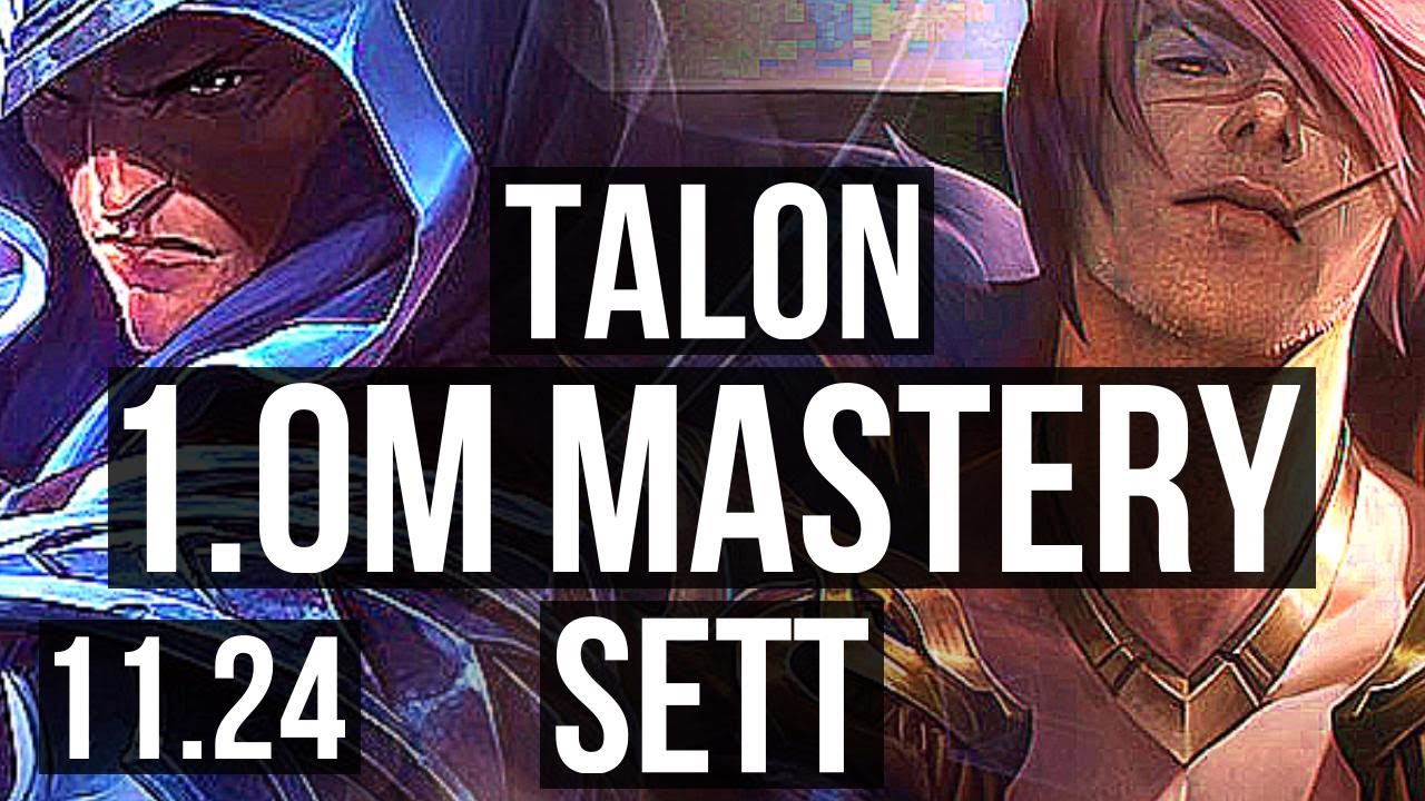 TALON vs SETT (MID) | 4/1/4, 1.0M mastery | KR Diamond | 11.24