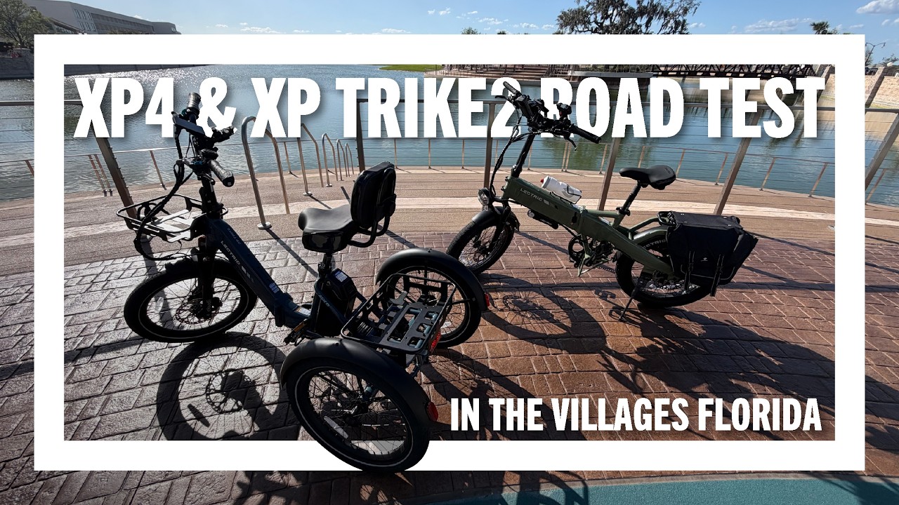 ⚡️ Cruising The Villages FL on Lectric XP4 750 eBike + XP Trike 2 and Review #ebike #thevillages
