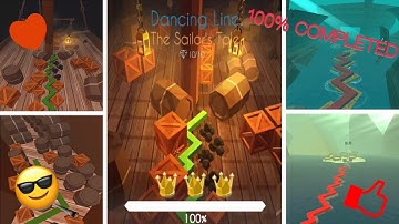 Dancing line “The Sailor’s Tale” 100% completed (all gems collected)