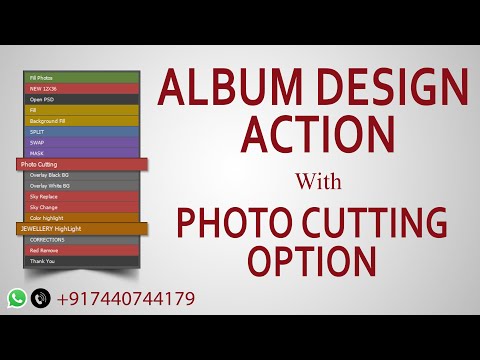 Free Download Master Album Design Action || Photo Cutting || Free Photoshop Action || Ashikalbums