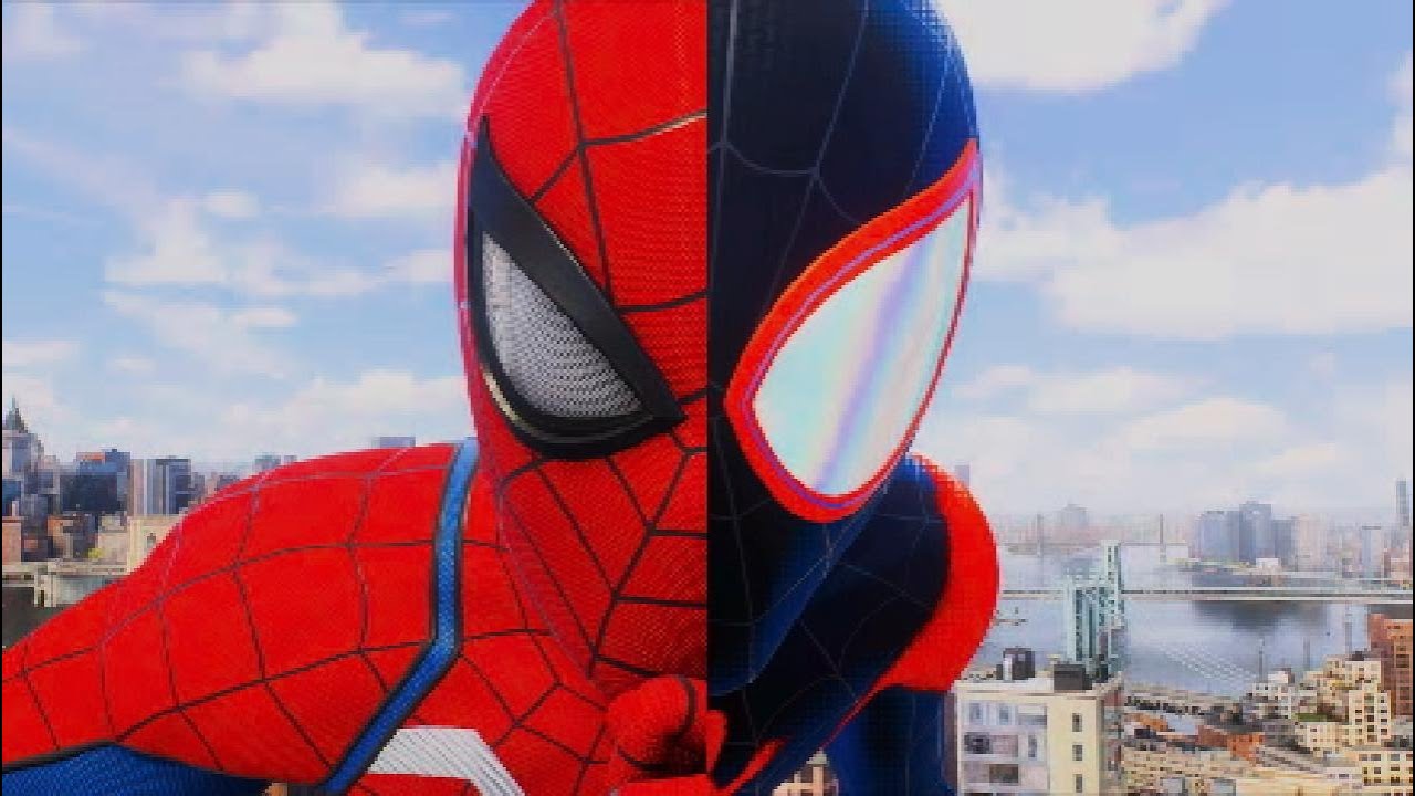 Peter Pyw Peter Parker's PS5 Advanced Suit 2.0 Suit To Miles Morales' Into The ...