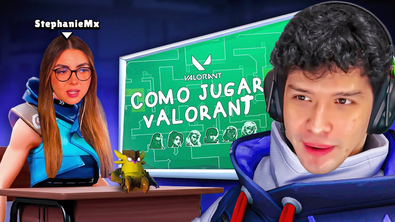 Enseñándole VALORANT a una jugadora de WARZONE