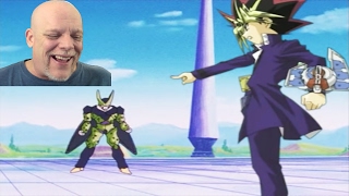 reaction video tfs cell games cell vs yami yugi epic battle