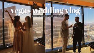 OUR BEST FRIENDS GOT MARRIED IN VEGAS!! the elopement, tattoos in vegas & a road trip to malibu