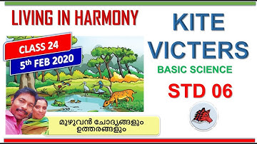KITE VICTERS STD 6 CLASS 24 BASIC SCIENCE LIVING IN HARMONY ACTIVITIES FULL ANSWERS