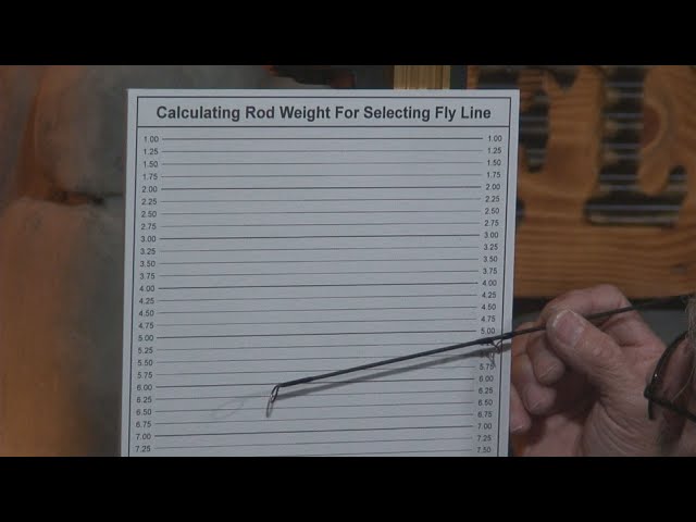 Calculating rod weight to choose the right fly line 