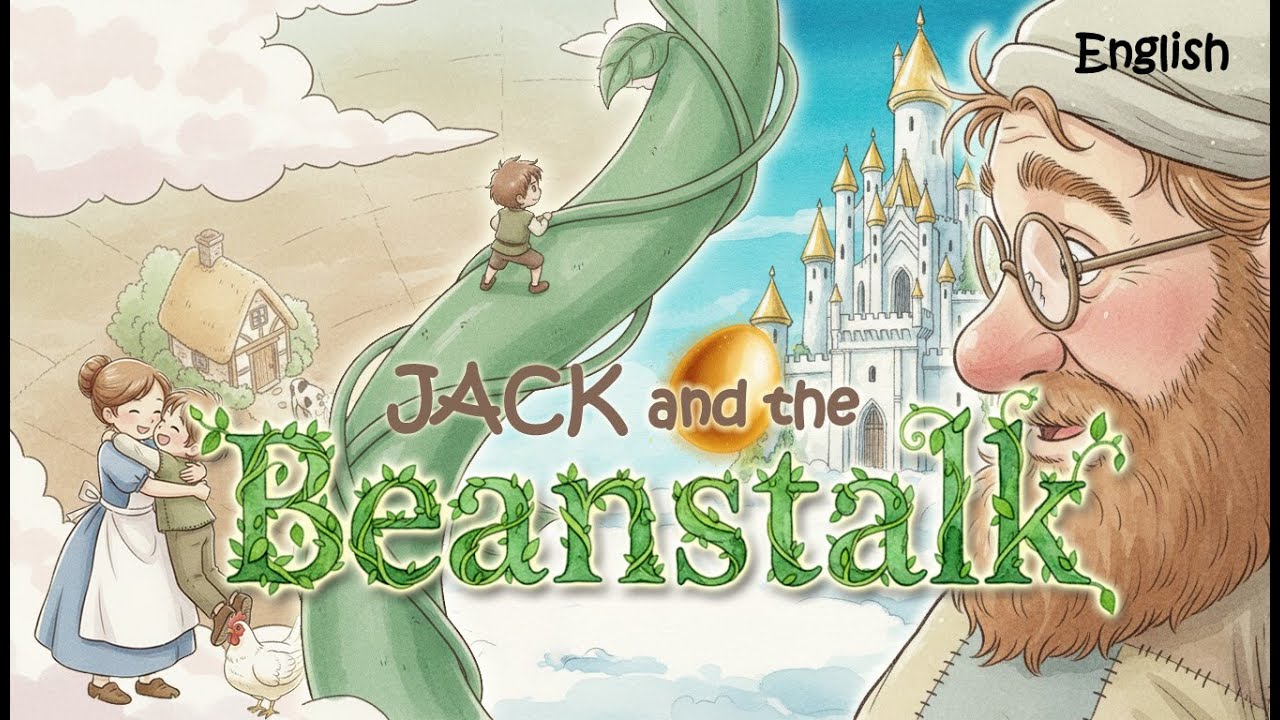 Jack and the Beanstalk: The Giant Was NOT Scary! ❤️| Bedtime Story for Kids | Fairy Tale | Englsih