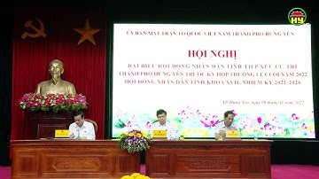 Tiếp xúc cử tri thành phố Hưng Yên