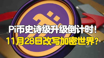 Pi Network：Pi币史诗级升级倒计时！11月28日改写加密世界？