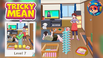 Tricky Mean – Level 7 help with childcare Guide & Answers | Mobile Gameplay Walkthrough