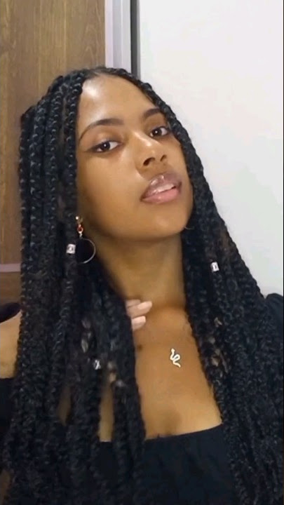 COLOCANDO TRANÇA BOX BRAIDS SOZINHA PELA PRIMEIRA VEZ!!!!!! DEU CERTO?? #trancasboxbraids #trancas