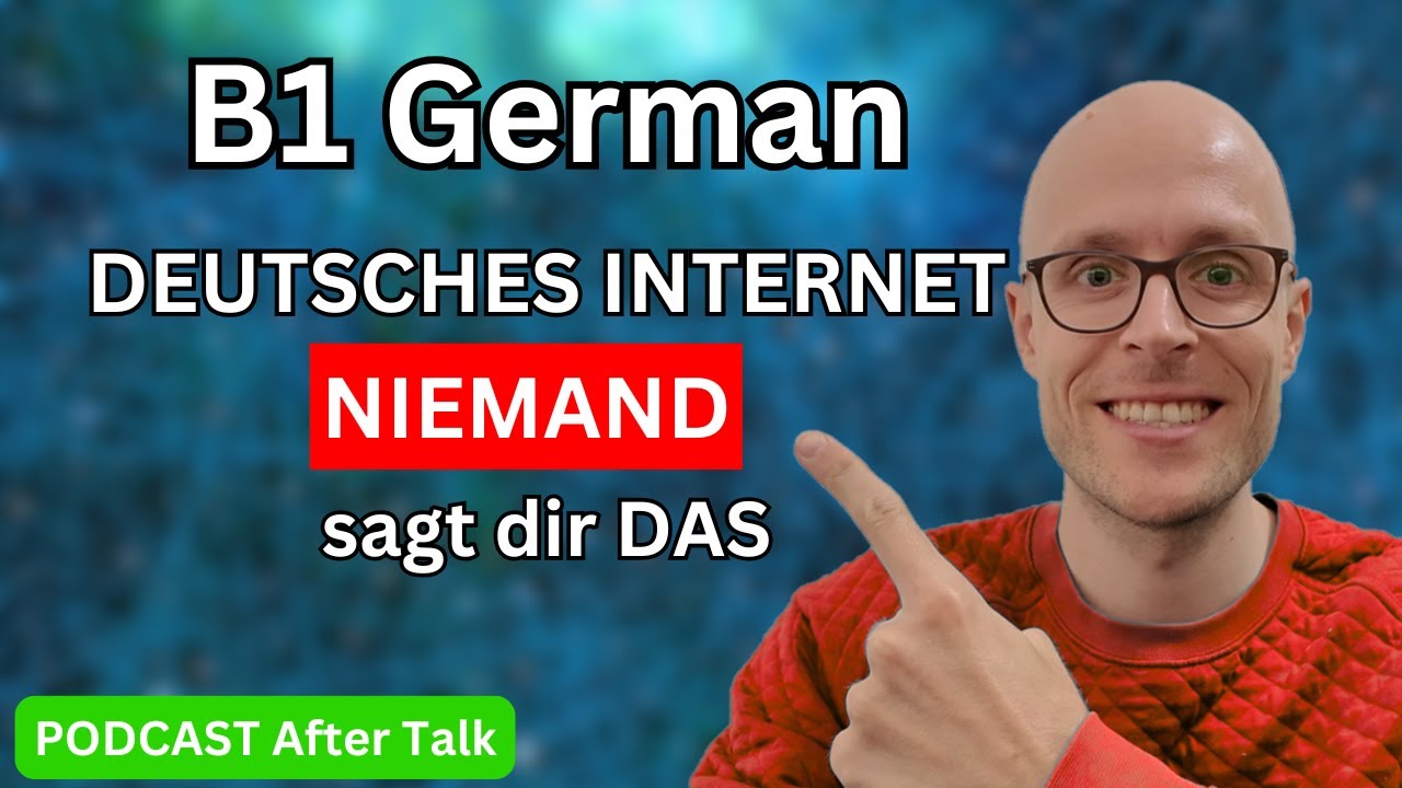 B1 Learn German Podcast: Deutsches Internet - Was dir niemand sagt ...