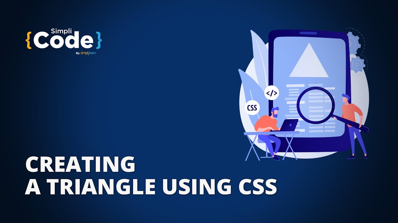 How To Create A Triangle Using CSS? | Traingles In CSS | CSS Tips and Tricks | #Shorts | SimpliCode