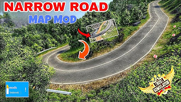 Map Mod Bussid 4.4 - New Narrow Road Map Mod For Bus Simulator Indonesia | Bussid Map Mod |Bussid