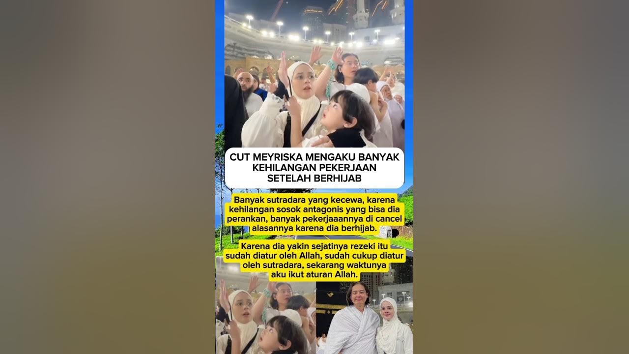 Cut Meyriska setelah berhijab job syuting jadi sepi tapi #masukberanda #keluargaartis #foryou #artis Cut Meyriska setelah berhijab job syuting jadi sepi tapi #masukberanda #keluargaartis #foryou #artis