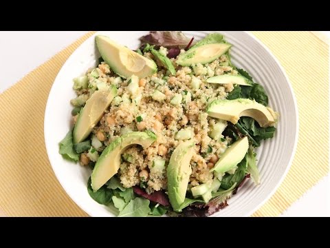 Quinoa Avocado Salad Recipe Laura Vitale Laura In The Kitchen Episode