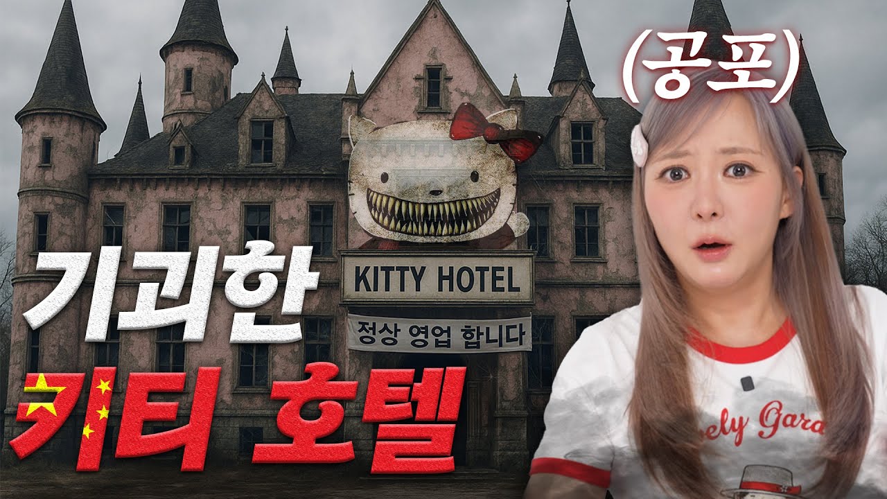 너무 기괴합니다..중국 5성급 헬로키티 호텔 다녀왔는데요..