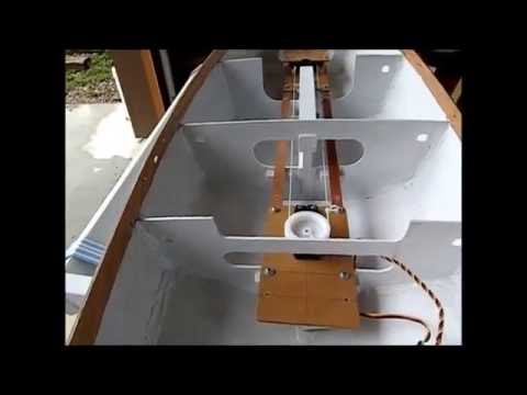 model yacht sail winch
