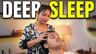 Ultimate Head Massage for Deep Sleep & Anxiety Relief (No Talking)l ASMR Mishka