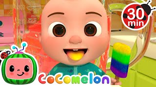 The Popsicle Colors Song | COCOMELON | Moonbug Kids - Art for Kids 🖌️