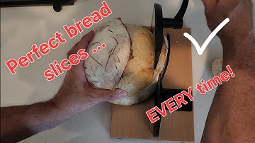 Amazon Review of this Cawiu Manual Bread Slicer with Hand Crank