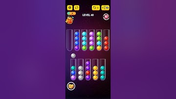 Ball Sort Puzzle 2021 level 40 Gameplay