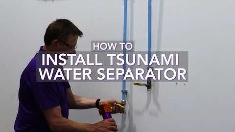 How to Install Compressed Air Water Separator Filter | Tsunami Compressed Air Solutions