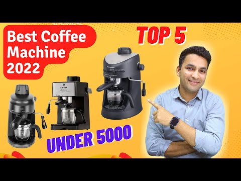 Best coffee machine for home under 5000 | Best espresso machine in India 2022 | Best coffee