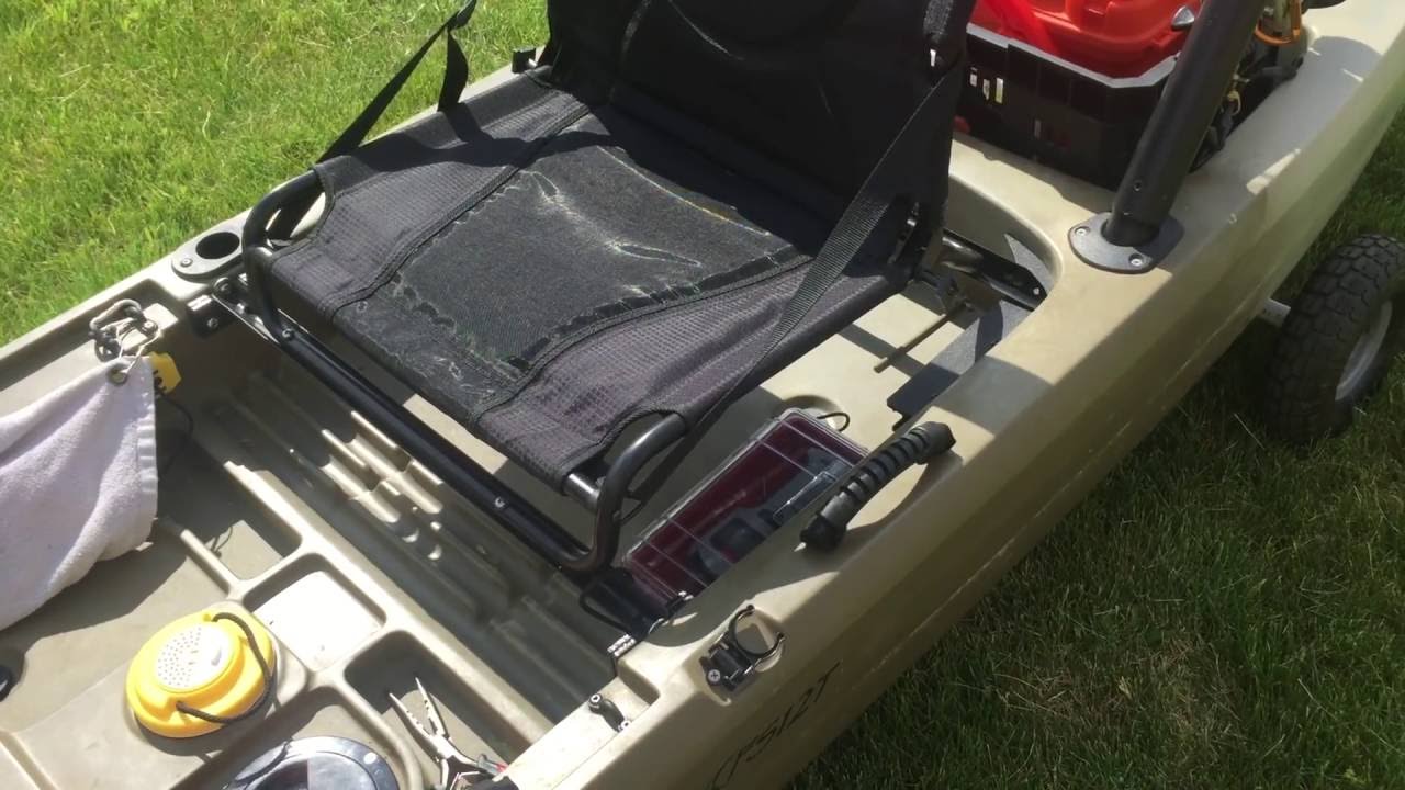 Raised seat modification Ascend FS12t kayak - YouTube