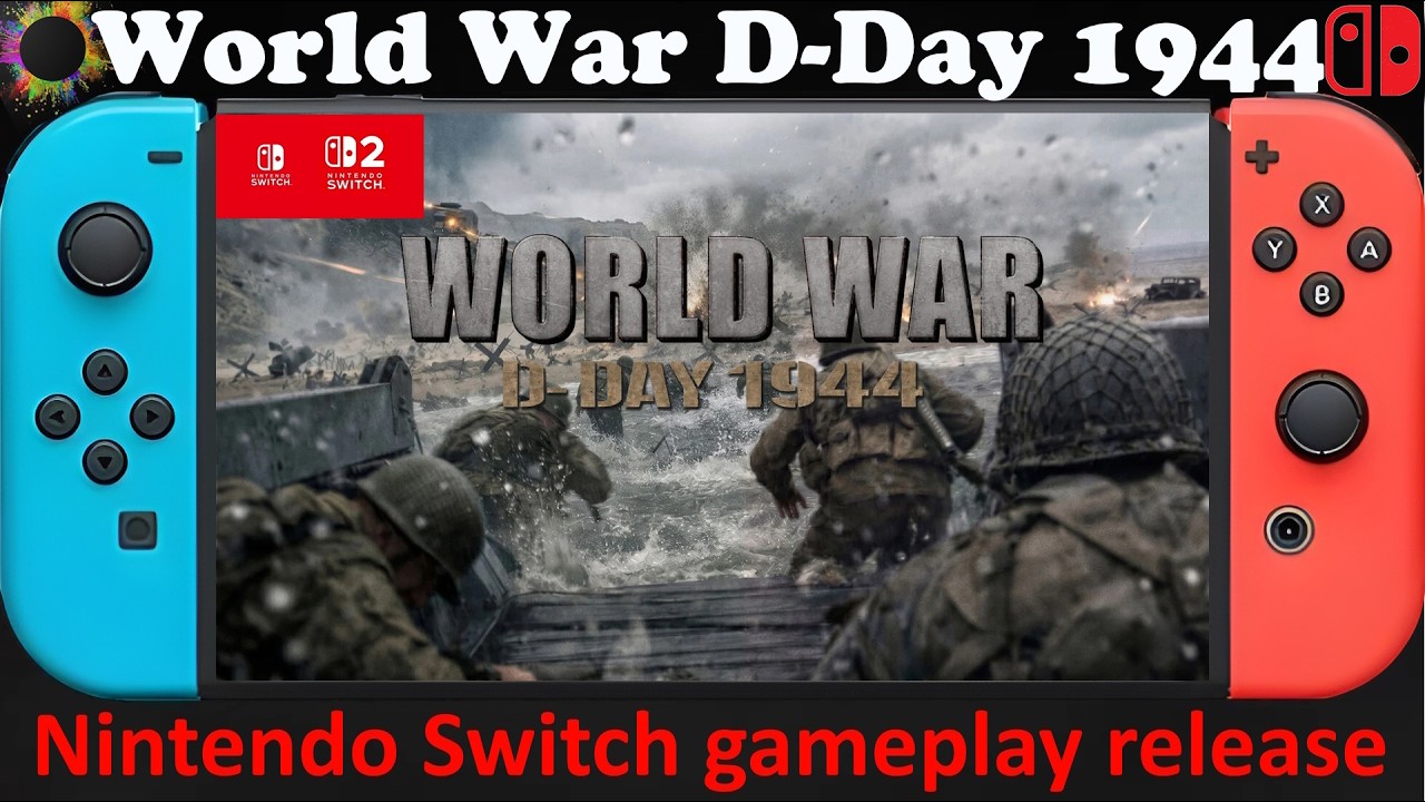 World War D-Day 1944 - Nintendo Switch / Switch 2 Compatible