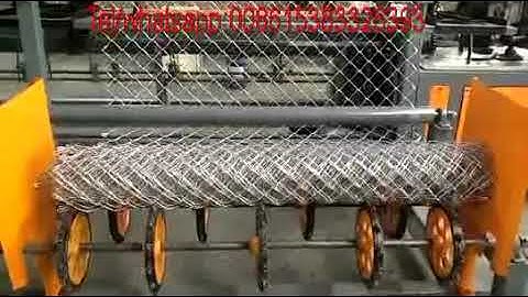 fast speed double wire chain link fence machine on sale(can be make knuckle edge or twisted edge)