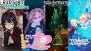 Играем В Yandere Simulator (Мод 2092), Love Love School Days, Phasmophobia И Tower Of Fantasy
