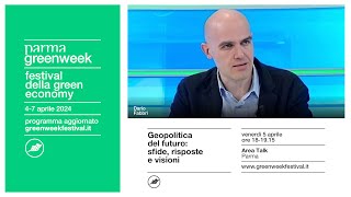 GEOPOLITICA DEL FUTURO: SFIDE, RISPOSTE E VISIONI. Dario Fabbri a Green Week 2024