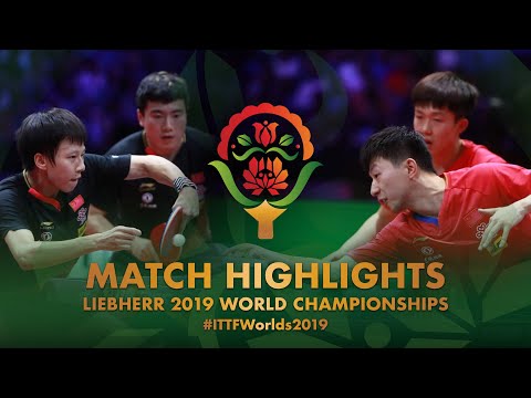Ma Long/Wang Chuqin vs Lin Gaoyuan/Liang Jingkun | 2019 World Championships Highlights (1/2)