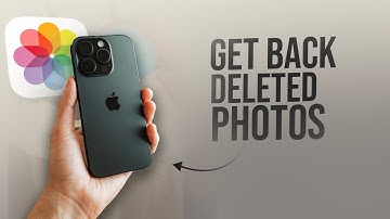 How to Get Back Recently Deleted Photos on iPhone (tutorial)