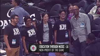 Education Through Music Los Angeles Etmla Non Profit Of The Game, 252020 Vs. Heat
