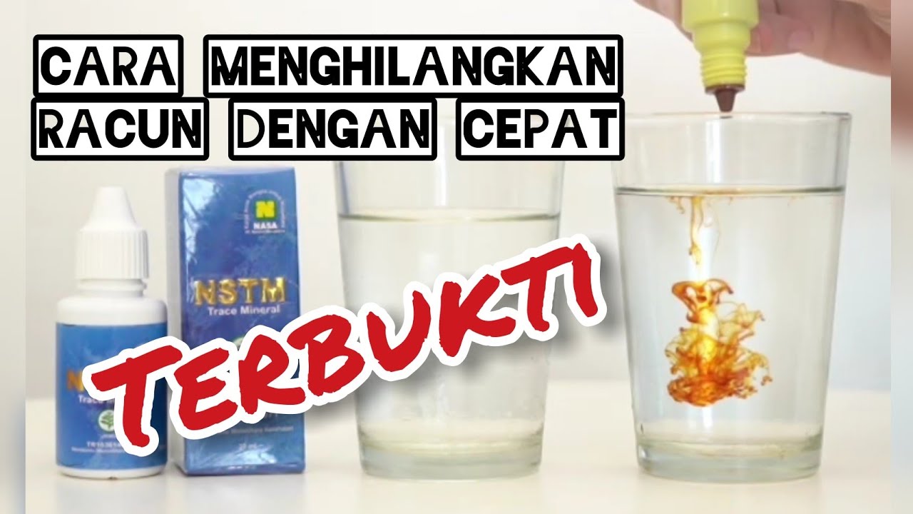  Cara  Menghilangkan  Racun dengan  Cepat  YouTube