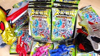 レジェンド戦隊もいる！スーパー戦隊シールウエハース リュウソウジャー登場編 1BOX開封レビュー！全24種