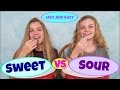 Sweet vs sour  candy challenge  jacy and kacy