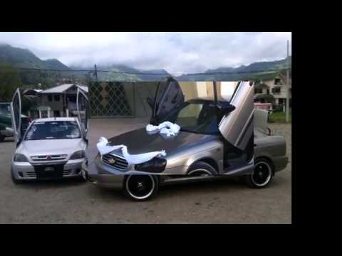 Chevrolet esteem 2002 tuning. Modificado las puertas - YouTube