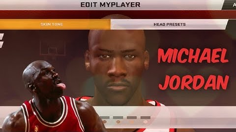 NBA2k20 Mobile - Michael Jordan Face Creation!! ✔️❤️