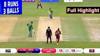 Westindies vs South afrika T20 world cup 2021 Highlights ! South africa vs West indies highlights