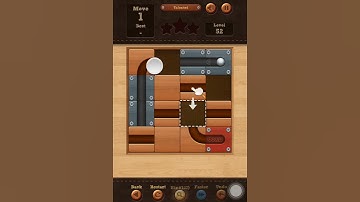 Roll the Ball slide puzzle Talented Level 52 Solution