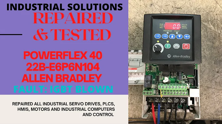 ALLEN BRADLEY POWERFLEX 40 22B-E6P6N104 5HP 600VAC ***REPAIRED & TESTED***