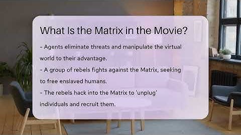 What Is the Matrix in the Movie? - The SciFi Reel