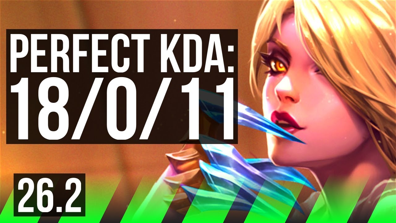 EVELYNN vs LEE SIN (JGL) | Perfect KDA: 18/0/11 | KR Master | 26.2