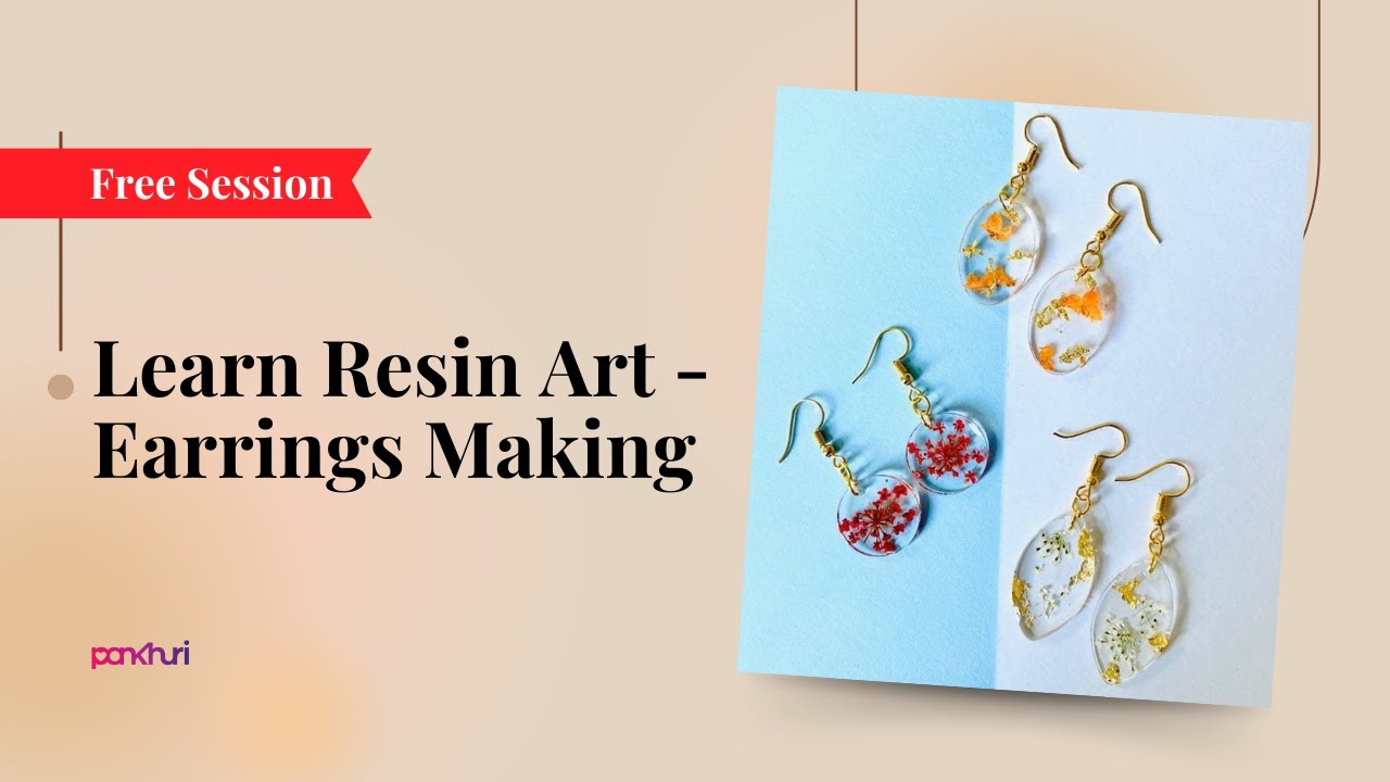 Learn Resin Art - Earrings Making | Resin Art | Live Session | Ask ...
