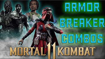 Armor Break Combos mk11 |NOOB SAIBOT| |JACQUI BRIGS | SKARLET | Mortal Kombat Aftermath